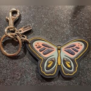 Coach Butterfly Bag Charm Keychain - NWOT - XL